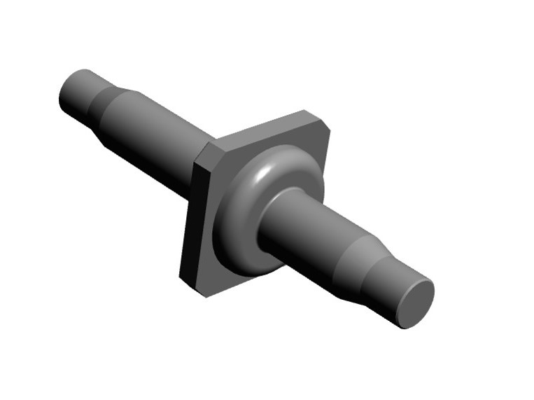 Bolts for automotive harnesses (medium tsuba rectangular shape)