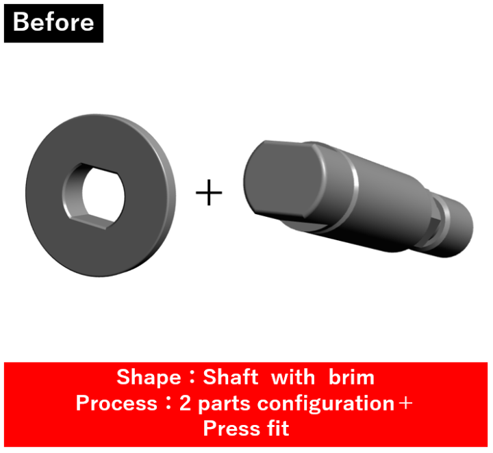 Example of Problem Solving by Integrating Shaft Components